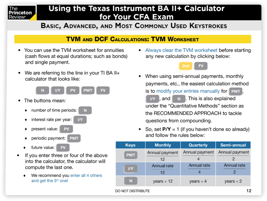 CFA Exam Lesson Explanation Screenshot